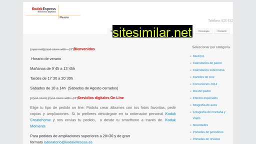 kodakillescas.es alternative sites