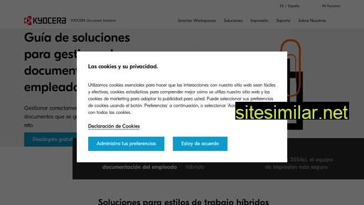 kyoceradocumentsolutions.es alternative sites