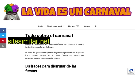 lavidaesuncarnaval.es alternative sites