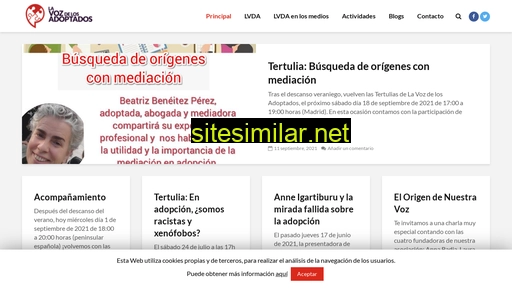lavozdelosadoptados.es alternative sites