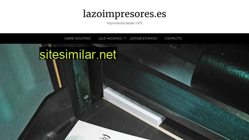 lazoimpresores.es alternative sites