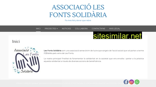 lesfontsolidaria.es alternative sites