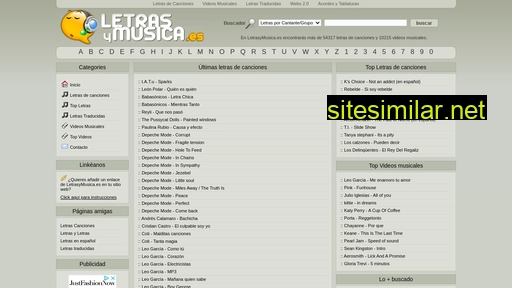 letrasymusica.es alternative sites