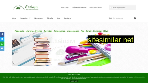 libreriacasiopea.es alternative sites