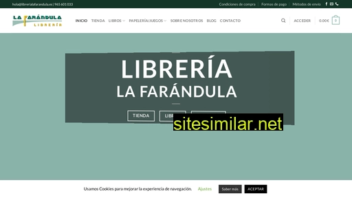 librerialafarandula.es alternative sites