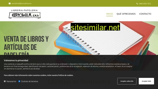 libreriaypapeleriaescolma.es alternative sites