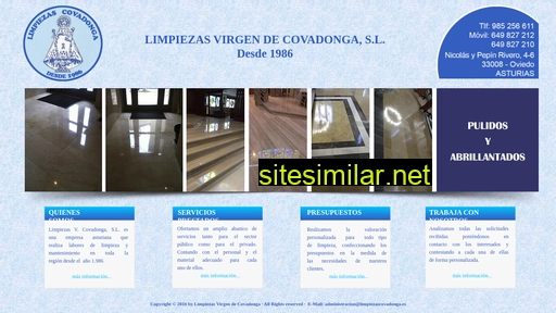 limpiezascovadonga.es alternative sites