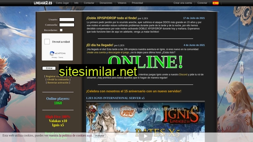 Lineage2 similar sites