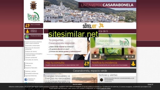 lineaverdecasarabonela.es alternative sites