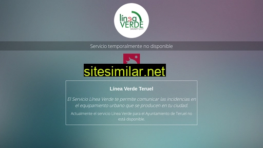 lineaverdeteruel.es alternative sites