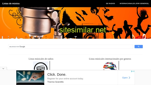 listamusica.es alternative sites