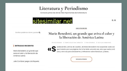 literaturayperiodismo.es alternative sites