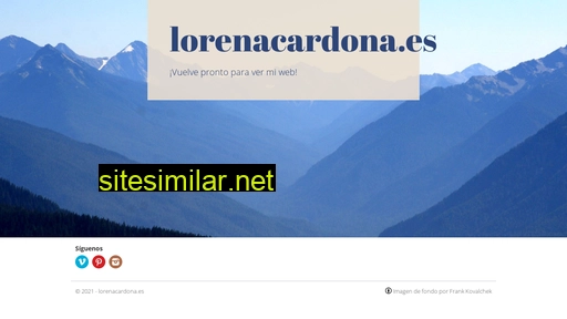 lorenacardona.es alternative sites