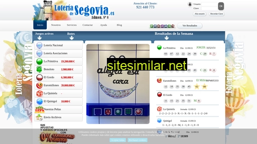 loteriadesegovia.es alternative sites
