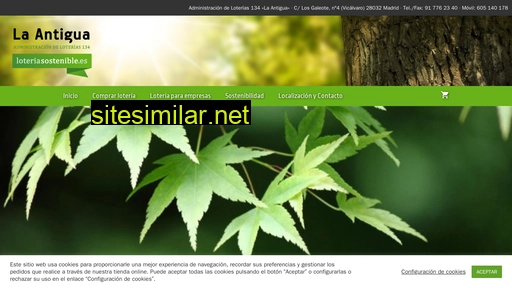 loteriasostenible.es alternative sites
