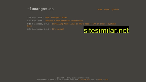 lucasgom.es alternative sites