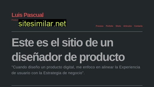 luispascual.es alternative sites