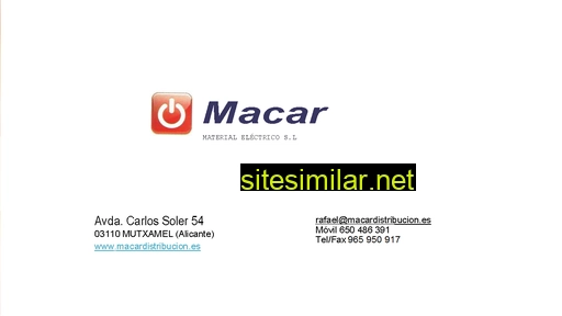 macardistribucion.es alternative sites