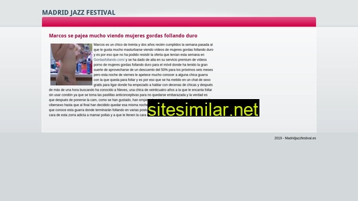 madridjazzfestival.es alternative sites