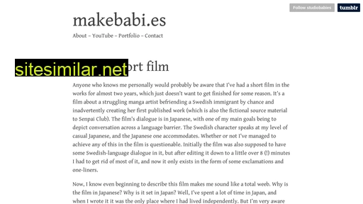 makebabi.es alternative sites