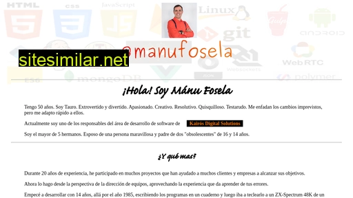 manufosela.es alternative sites