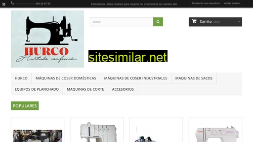 maquinasdecoserhurco.es alternative sites