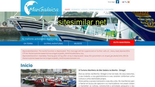 marina-ortegal.es alternative sites