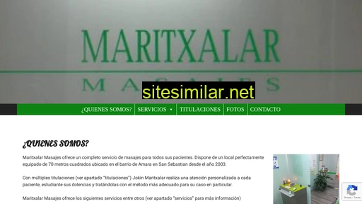 Maritxalar-masajes similar sites