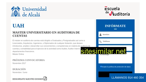 masterauditoria.es alternative sites
