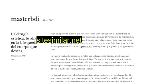 masterbdi.es alternative sites