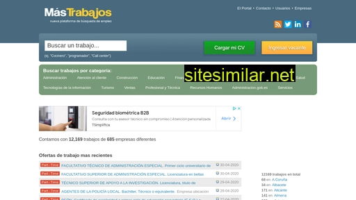 mastrabajos.es alternative sites