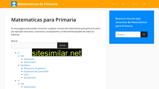 matematicasprimaria.es alternative sites