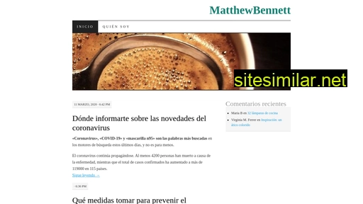 matthewbennett.es alternative sites