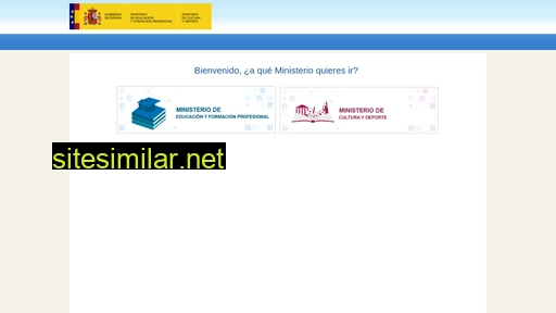 mecd.gob.es alternative sites