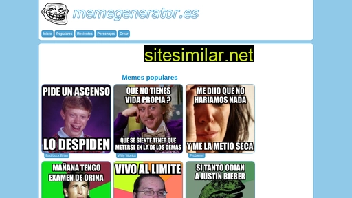memegenerator.es alternative sites