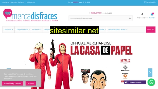 mercadisfraces.es alternative sites