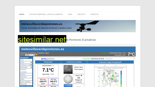 meteovillaverdepontones.es alternative sites