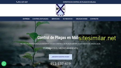 mgcontroldeplagas.es alternative sites