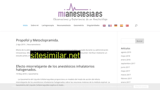 mianestesia.es alternative sites