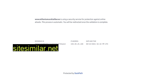 milleniumcocktailbar.es alternative sites