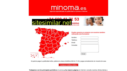 minoma.es alternative sites