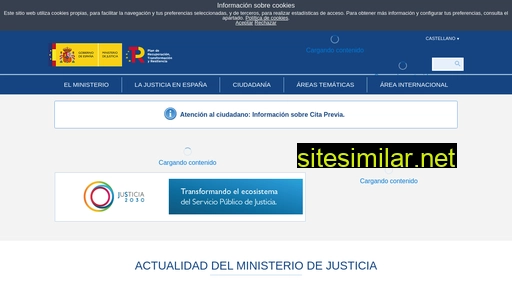 mjusticia.gob.es alternative sites