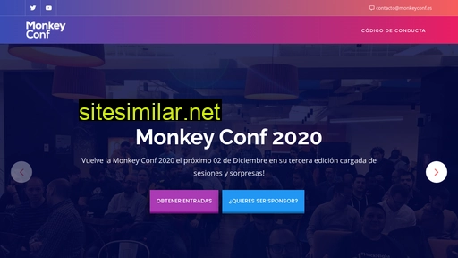 monkeyconf.es alternative sites