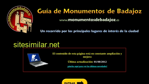 monumentosdebadajoz.es alternative sites