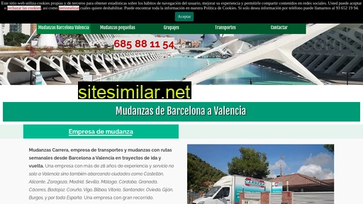 mudanzasbarcelonavalencia.es alternative sites