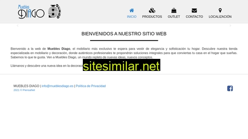mueblesdiago.es alternative sites