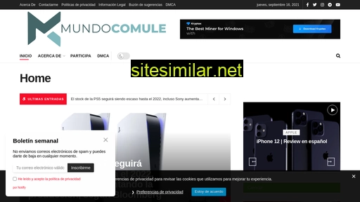 mundocomule.es alternative sites