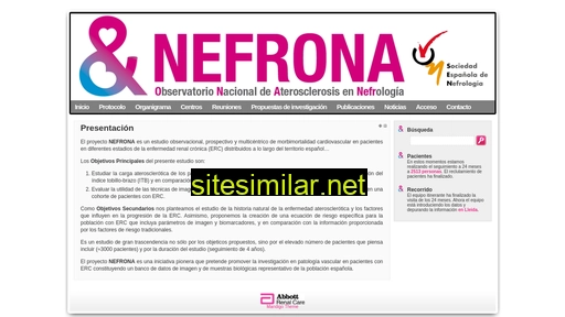 nefrona.es alternative sites