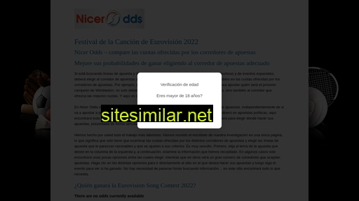 nicerodds.es alternative sites