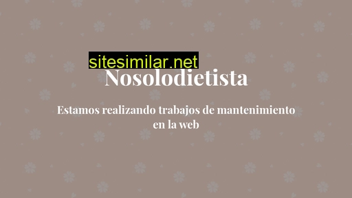 nosolodietista.es alternative sites